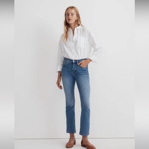 NWT Petite Madewell Kick Out Jeans